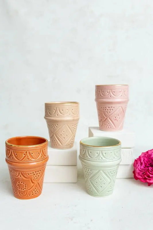 Clay Tea Mugs MedinaCrafts